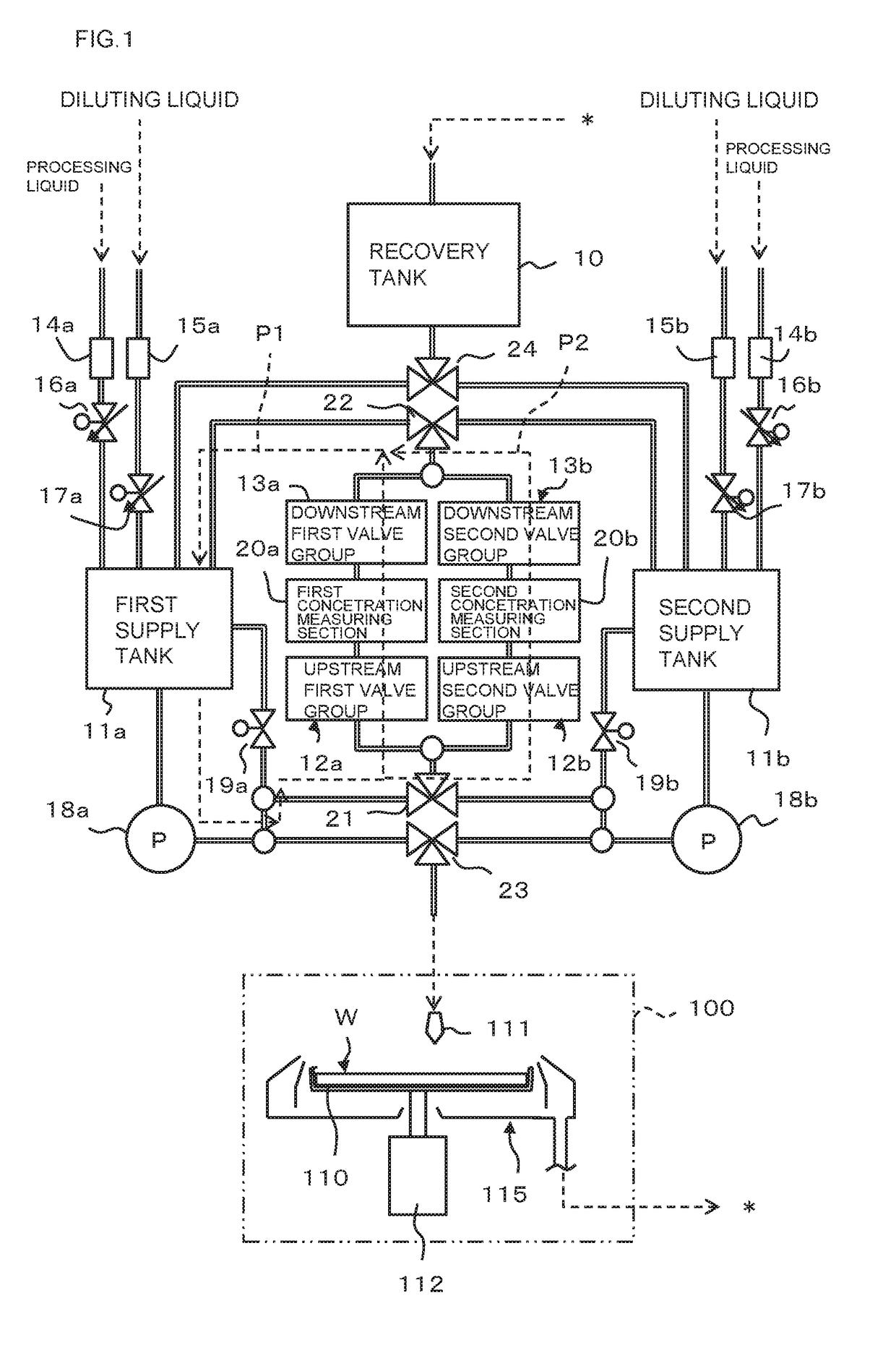 Processing liquid generator and substrate processing apparatus using the same