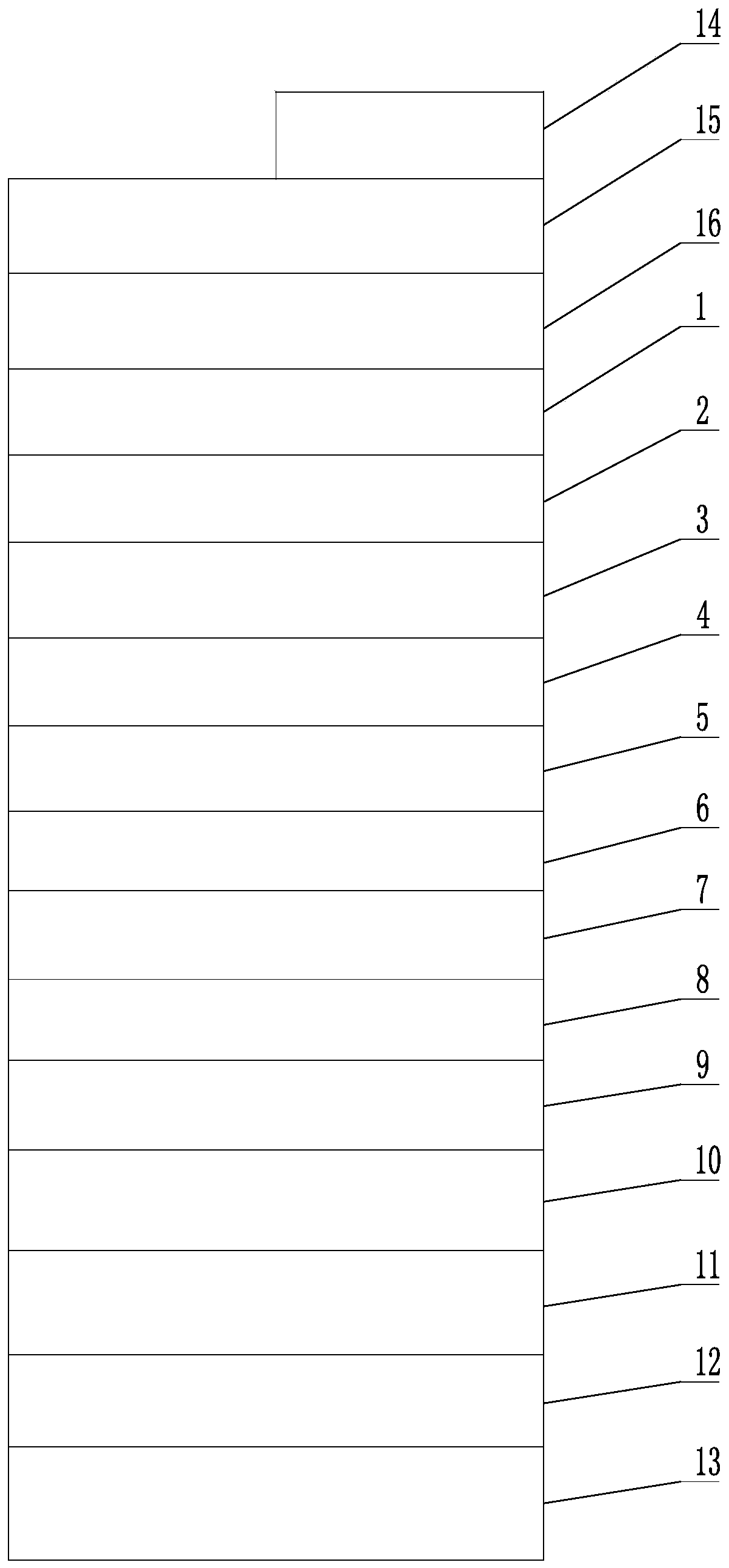 Rainbow feature recognition anti-counterfeiting mark and preparation method thereof