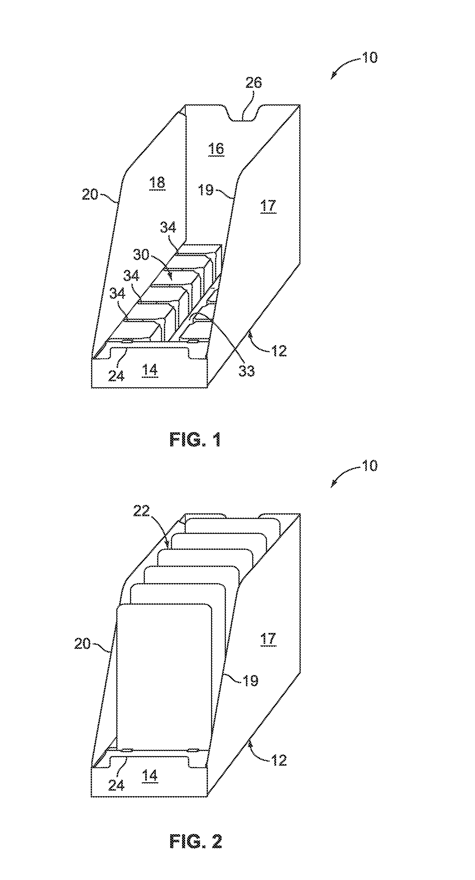 Shipping and display tray with article support