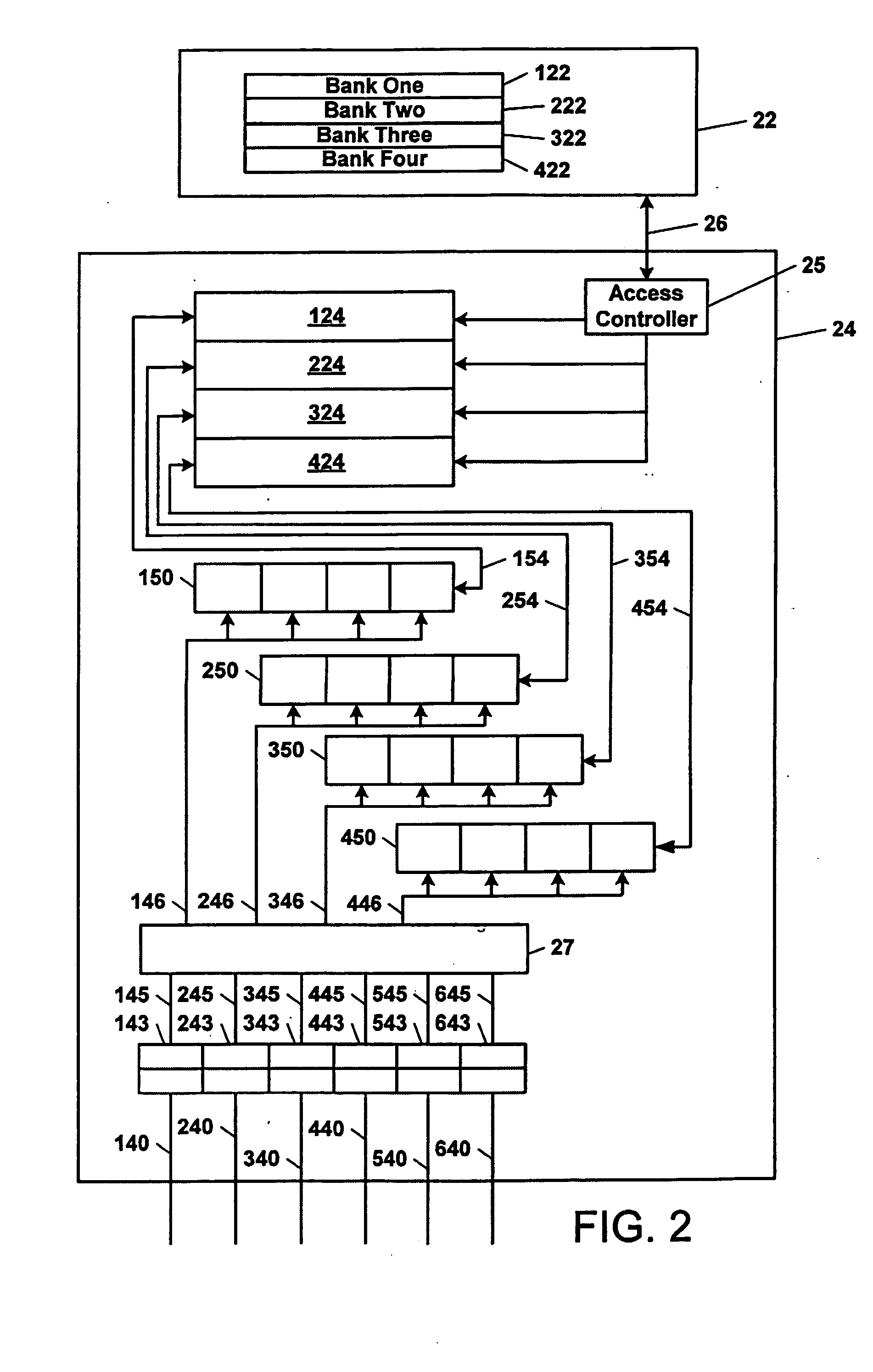 Device and method for small discontiguous accesses to high-density memory devices