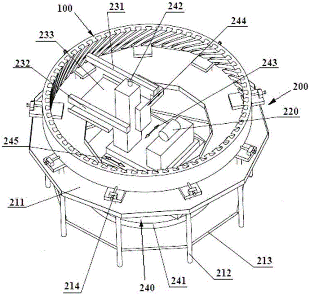 Processing method of gas turbine compressor stator ring
