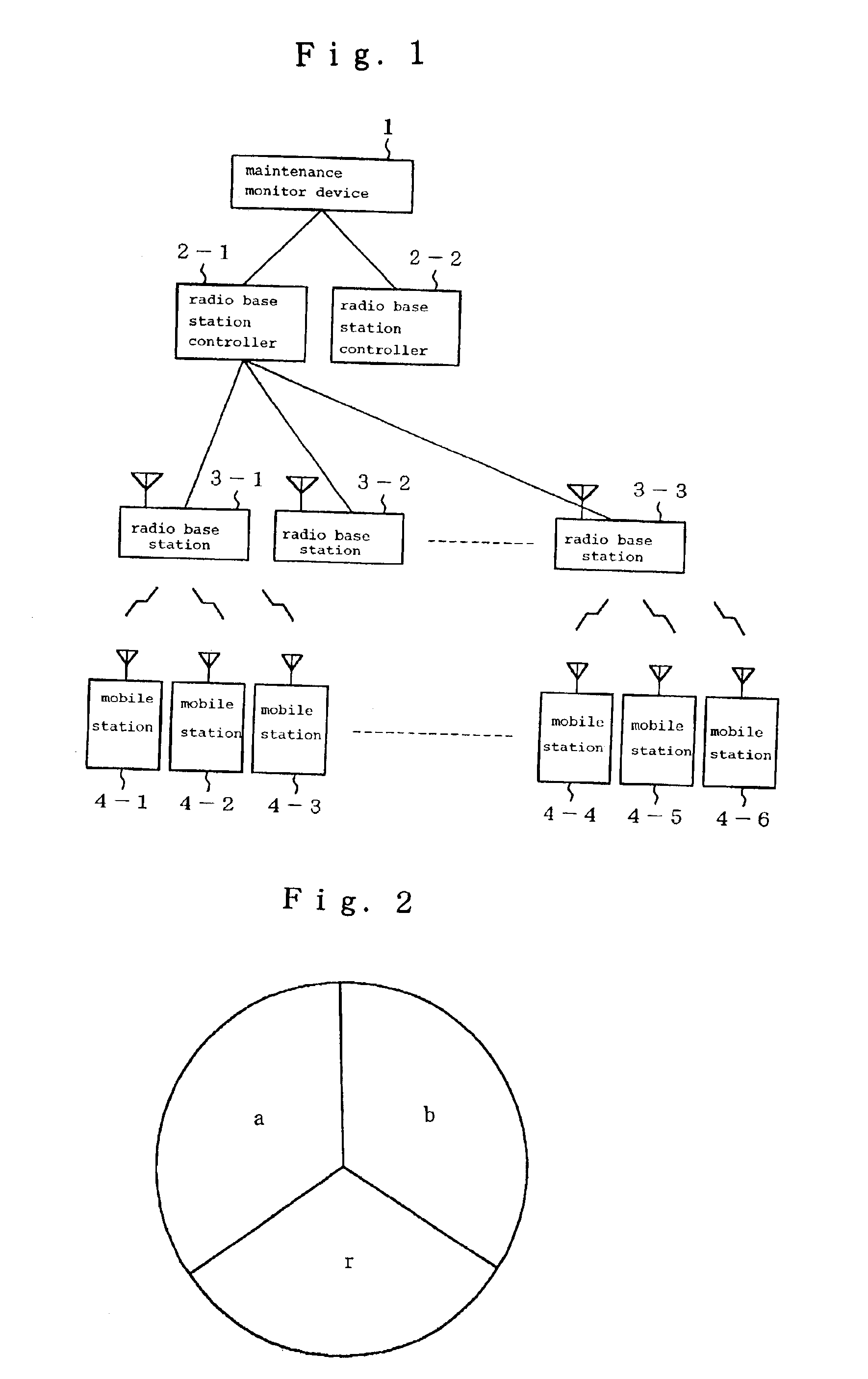 Radio base station for monitoring faults of radio communication modems based on content of received frames that are received during call connections