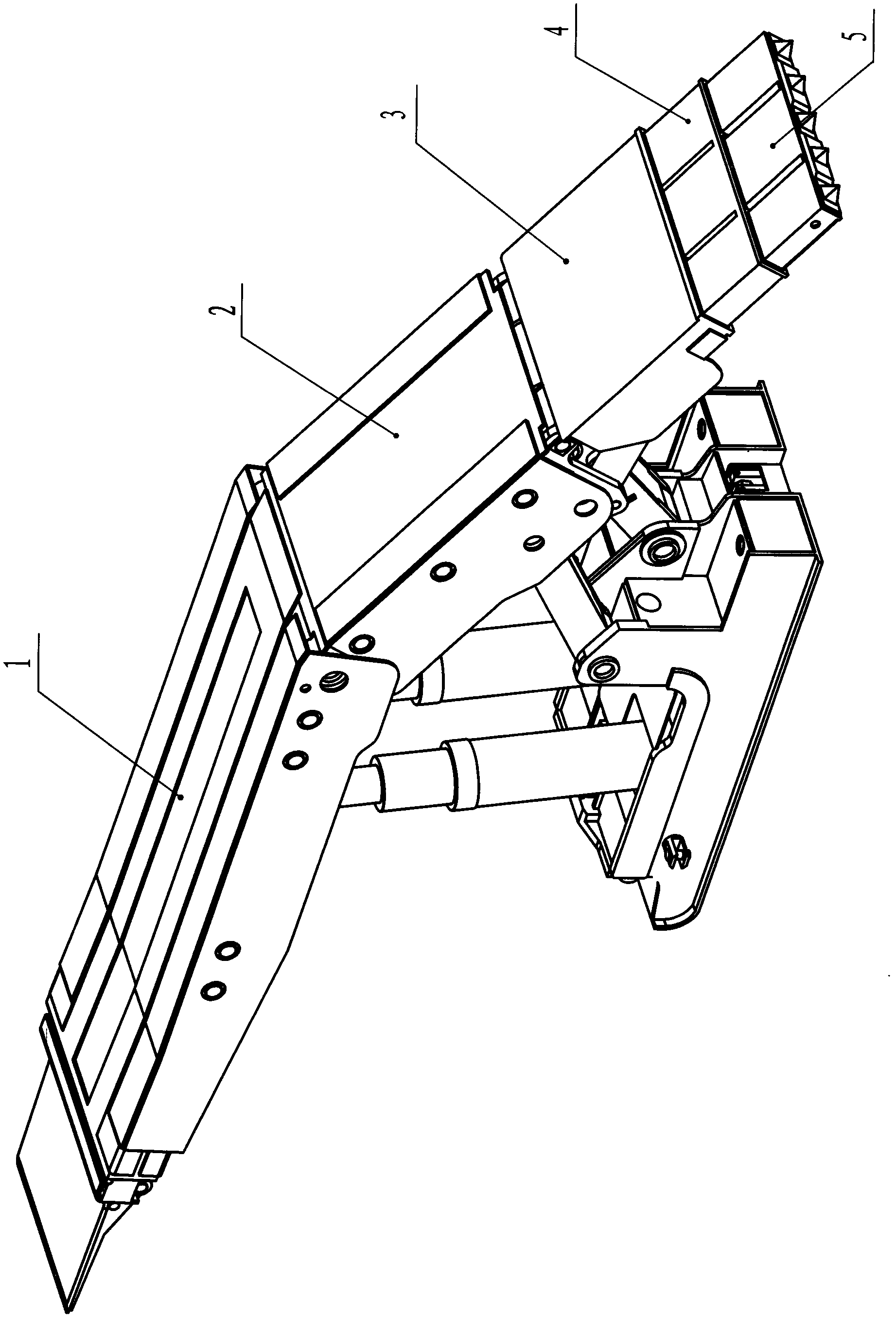Low-position coal-caving hydraulic bracket