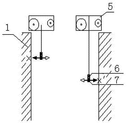 Method for detecting shape of large-diameter vertical shaft hole