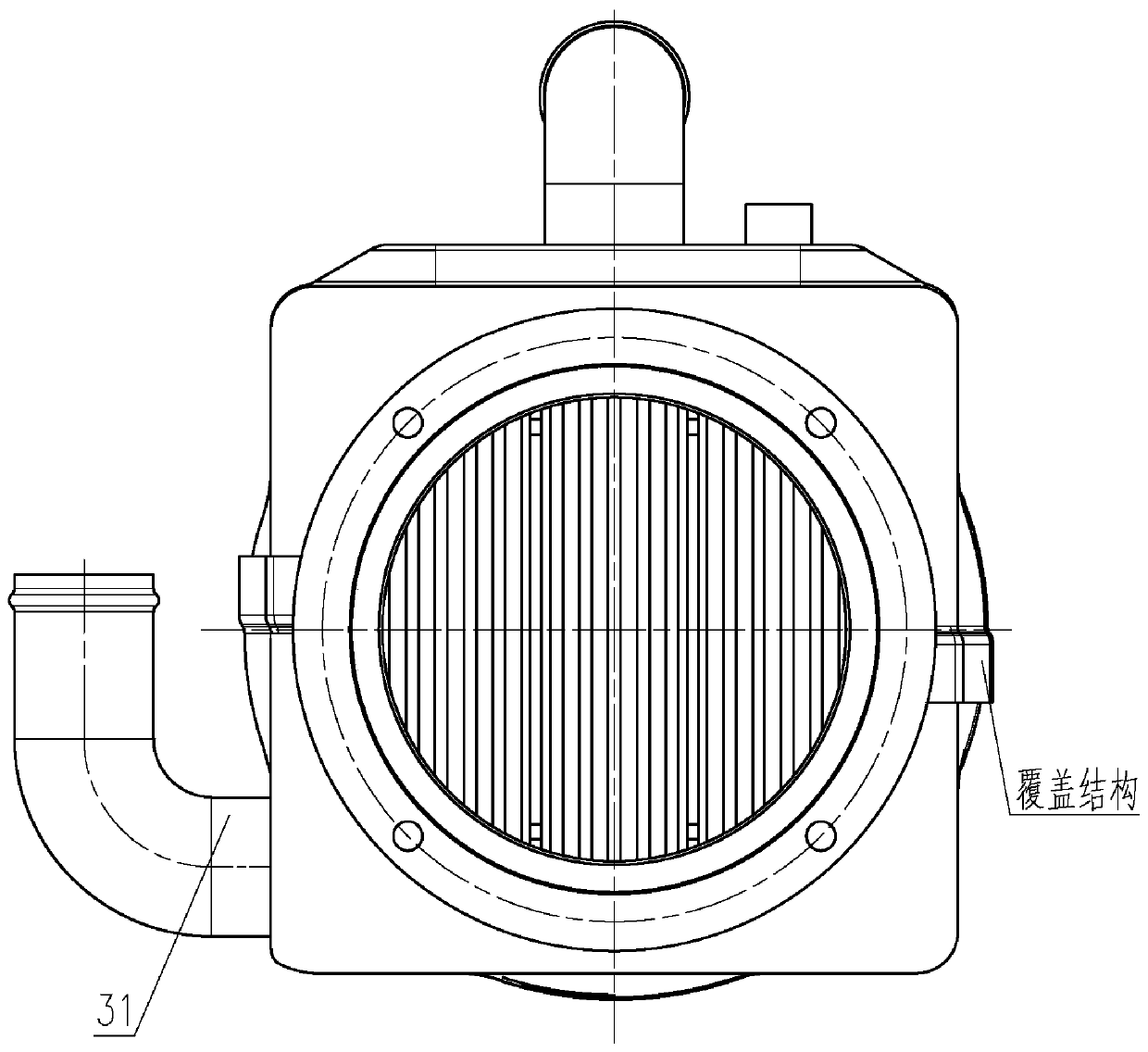 Design method for diameter of flat tubes of heat exchange device for combustion waste heat utilization