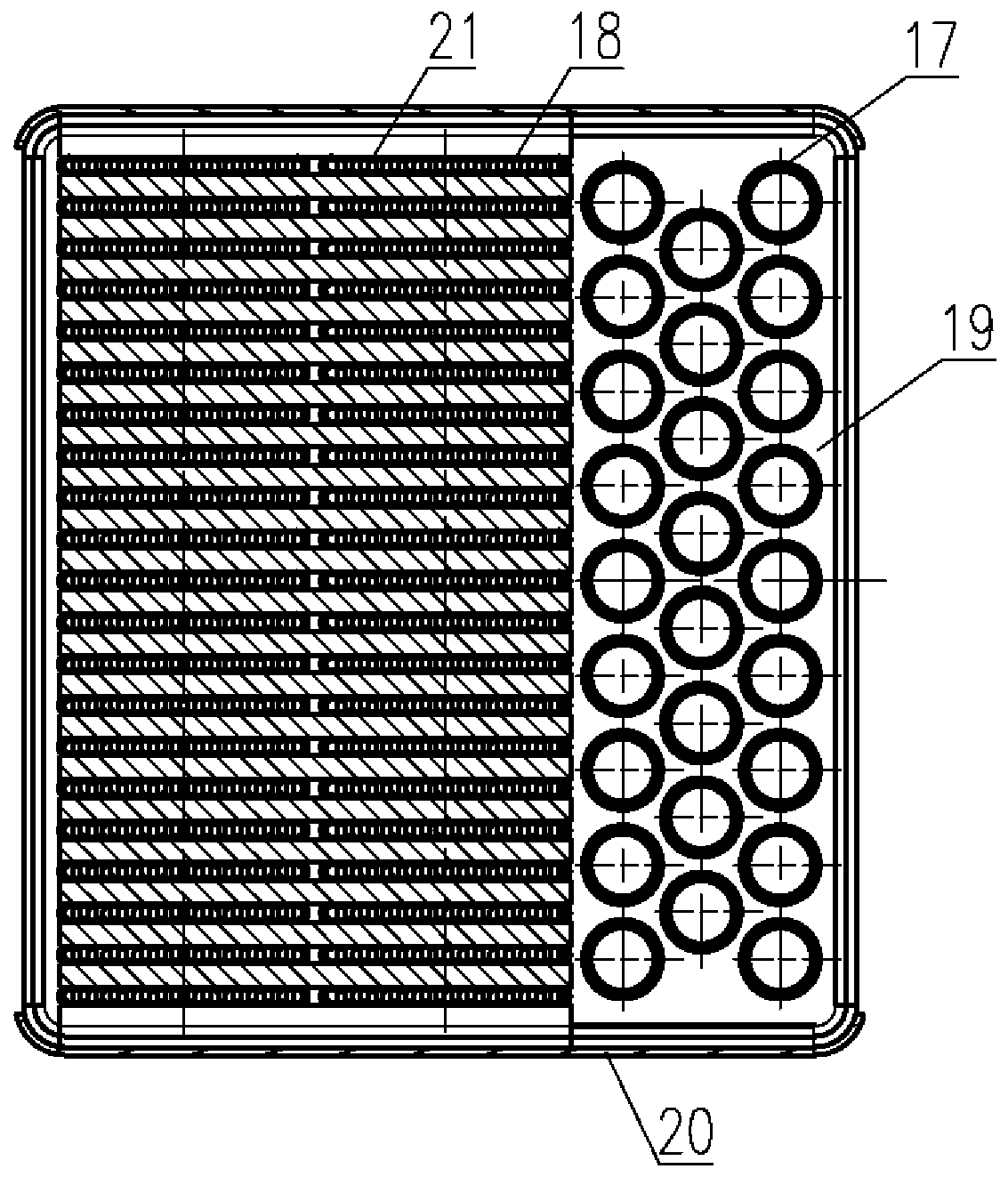 Design method for diameter of flat tubes of heat exchange device for combustion waste heat utilization