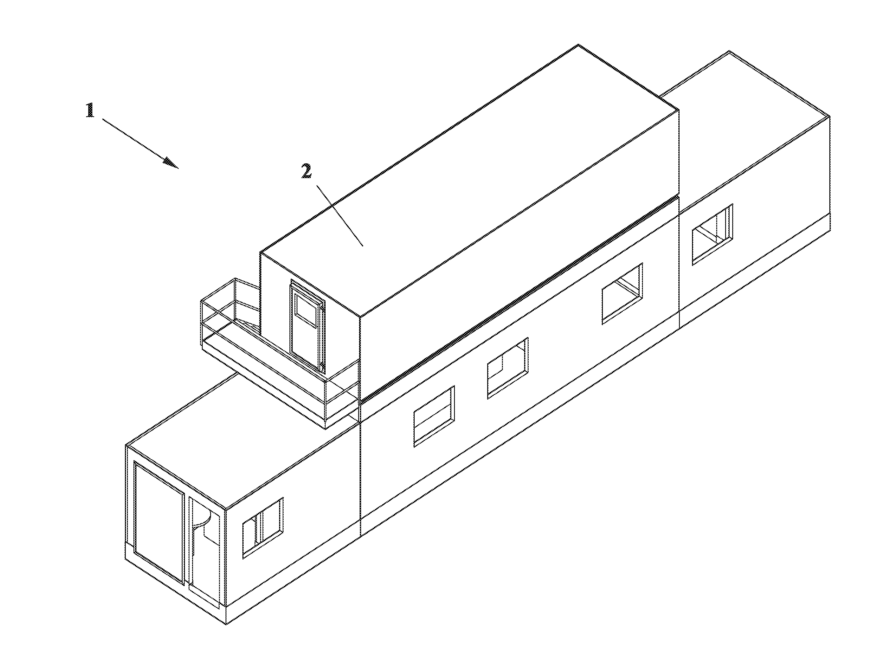 Prefabricated white chamber structure