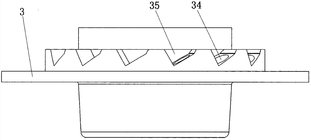 Eddy permeation ejection burner