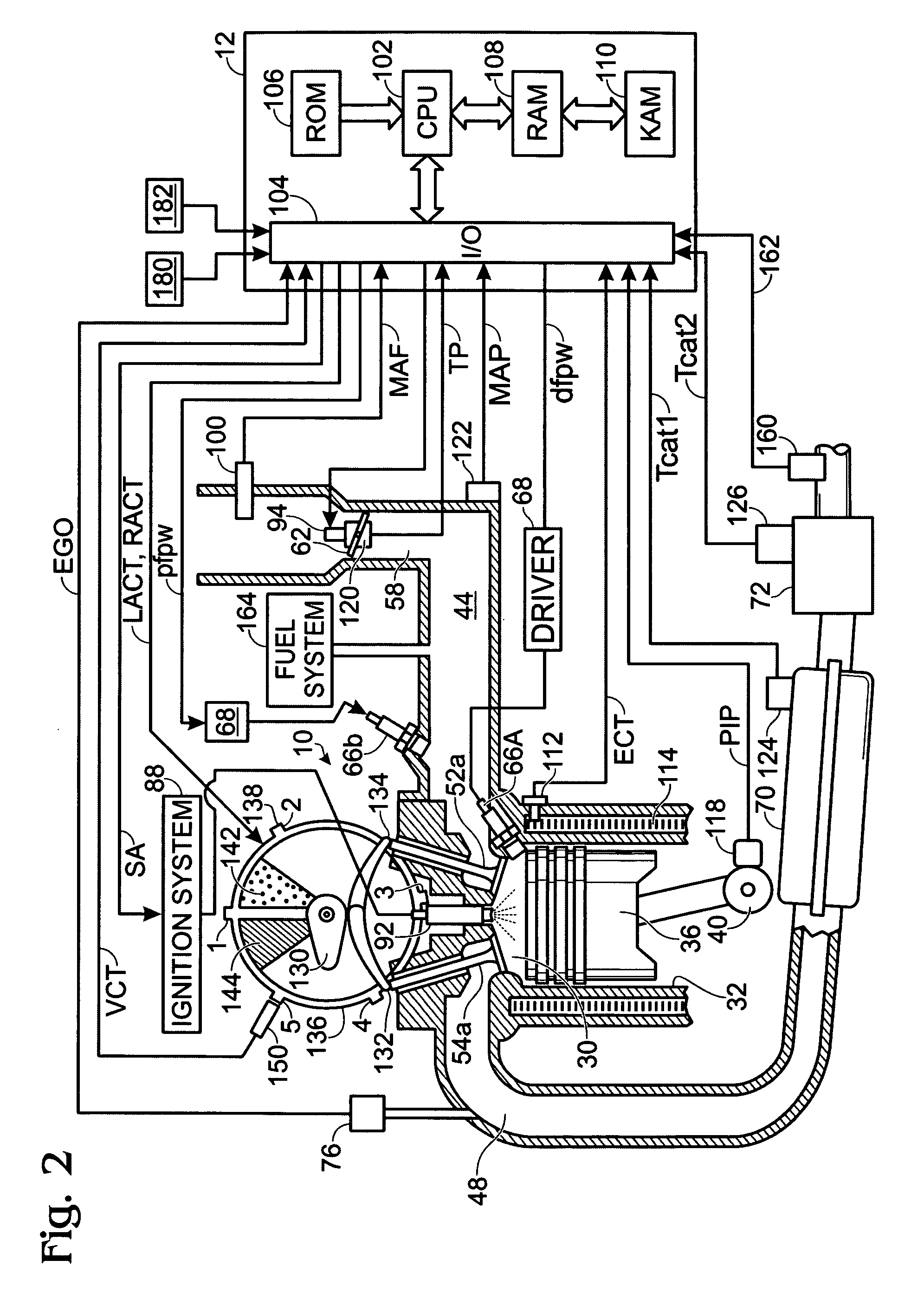 System and method for engine with fuel vapor purging