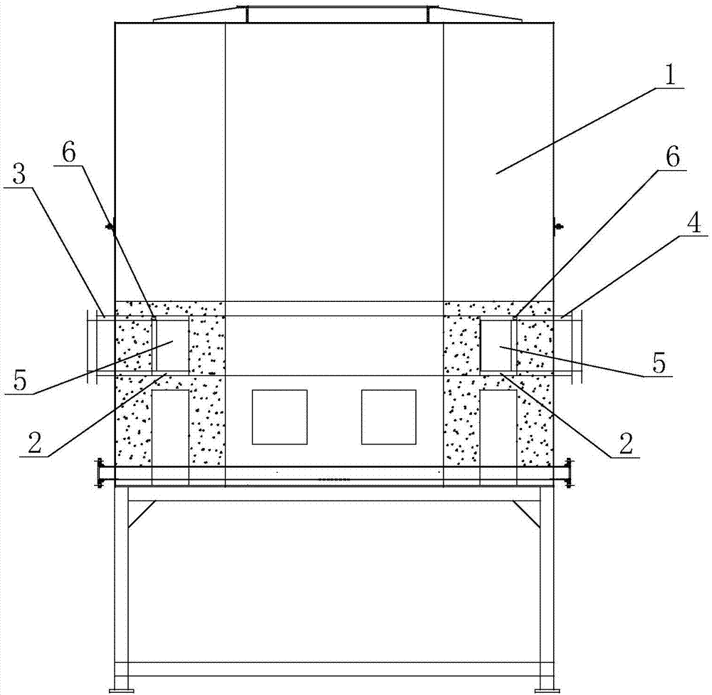 Secondary combustion chamber combustion regulating mechanism used for pyrolysis furnace