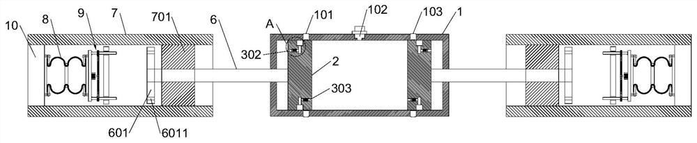 Opposed type free piston engine