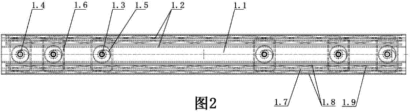 High-speed turnout switch tie for speed of 350km per hour and manufacturing method thereof