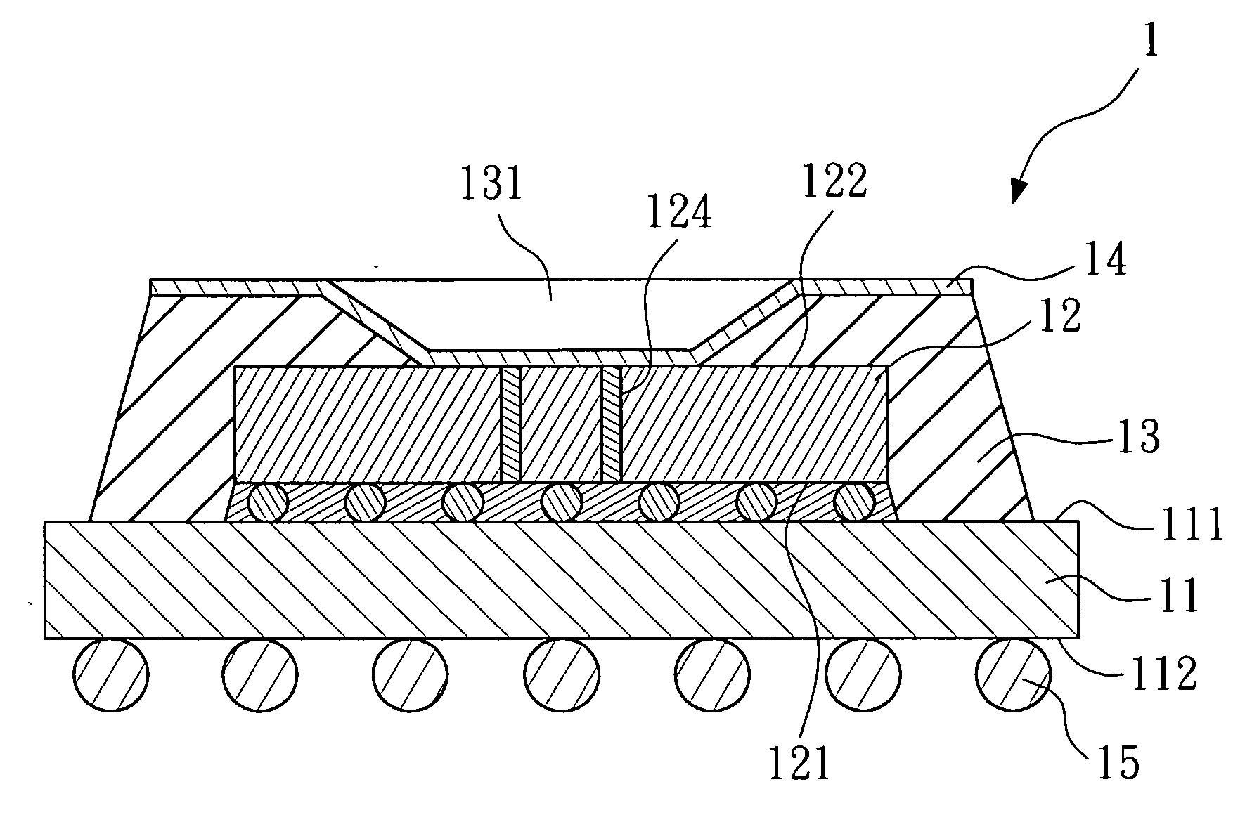 Semiconductor package having an antenna