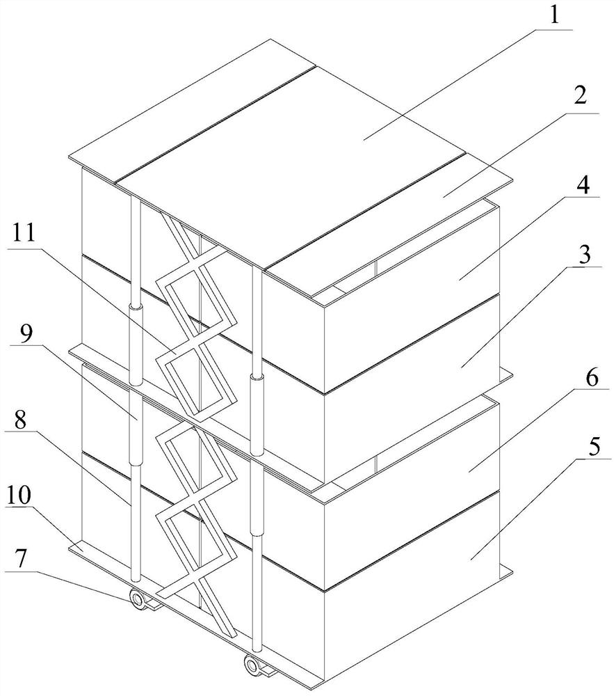 A method of domestic/international air logistics transportation