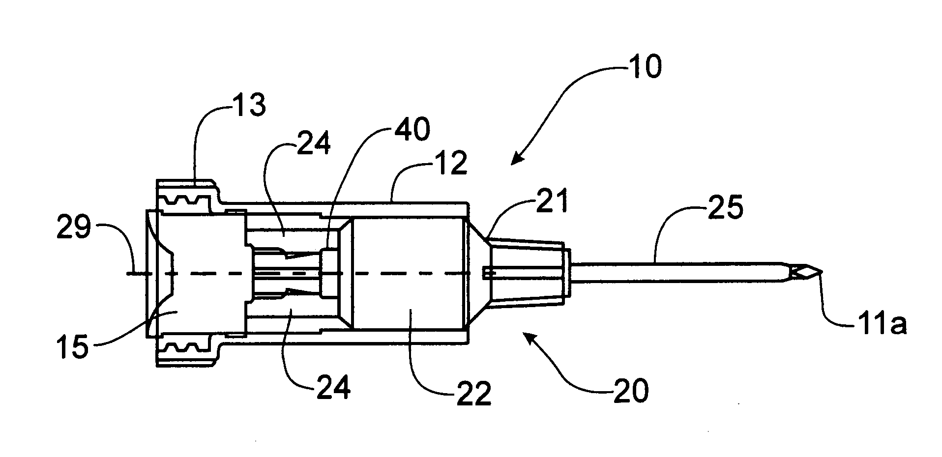 Lock apparatus for a safety needle assembly