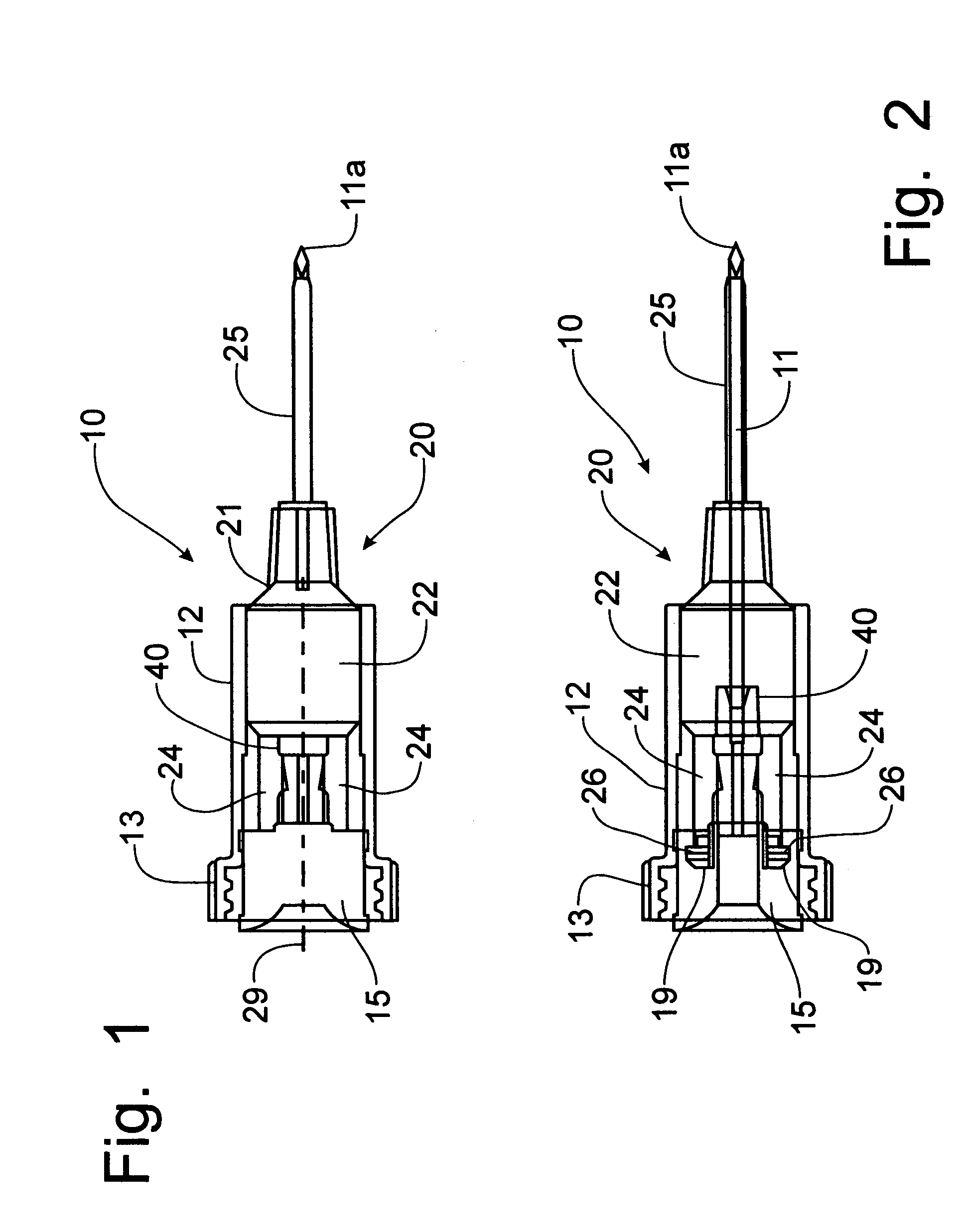 Lock apparatus for a safety needle assembly
