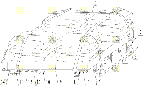 Piece cargo assembly device