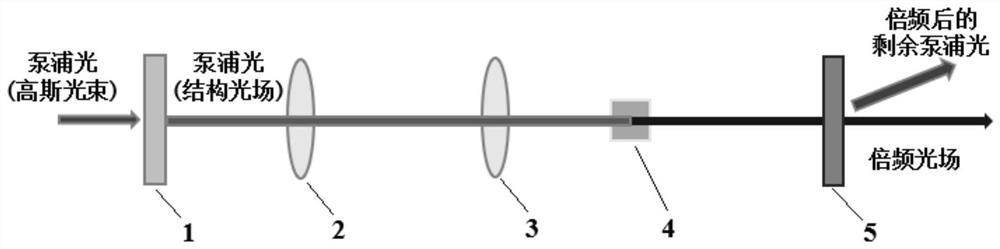 Nonlinear holographic generation method and device for propagation-invariant structured light field