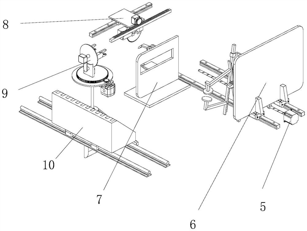 Plywood processing device