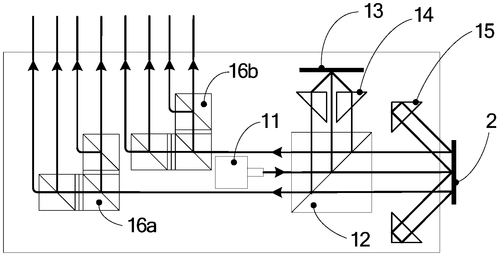 Two-freedom homodyne grating interferometer displacement measuring system based on optical octave method