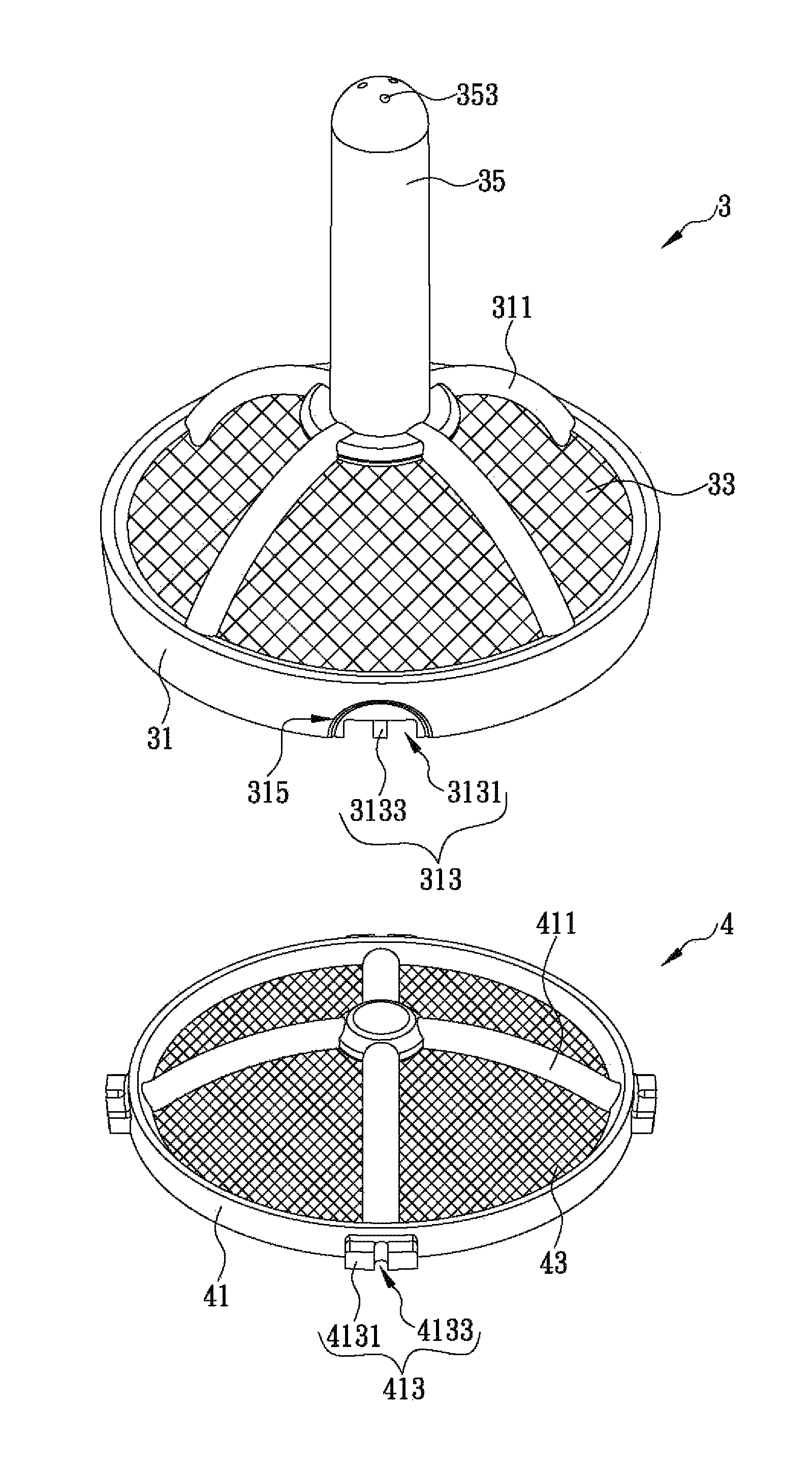 Fine filter structure