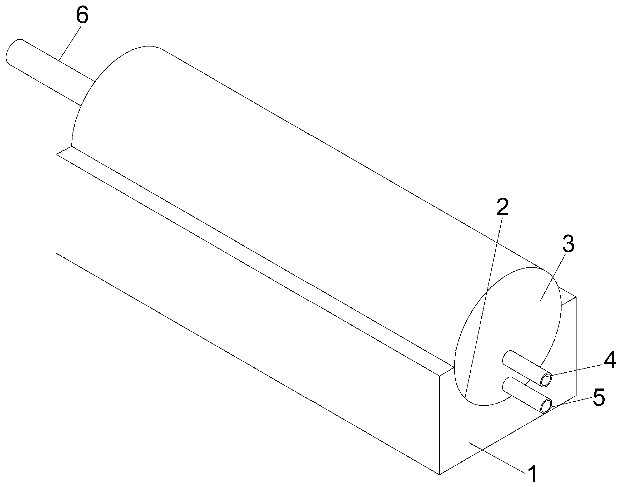 Double-heating circulating material concentration equipment for MVR