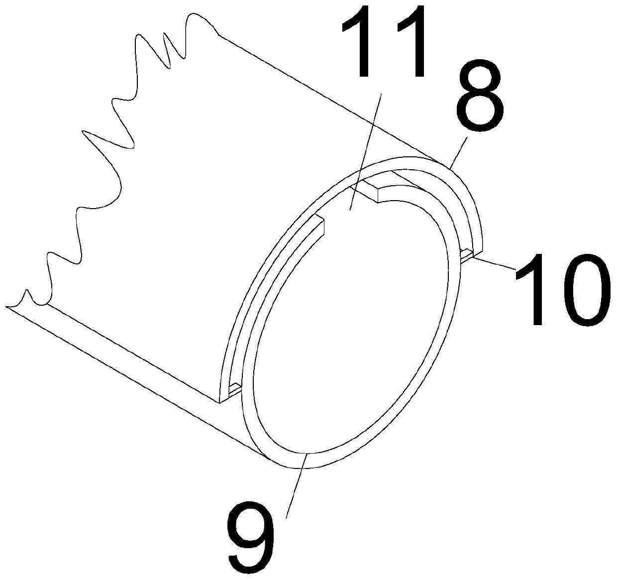 Double-heating circulating material concentration equipment for MVR