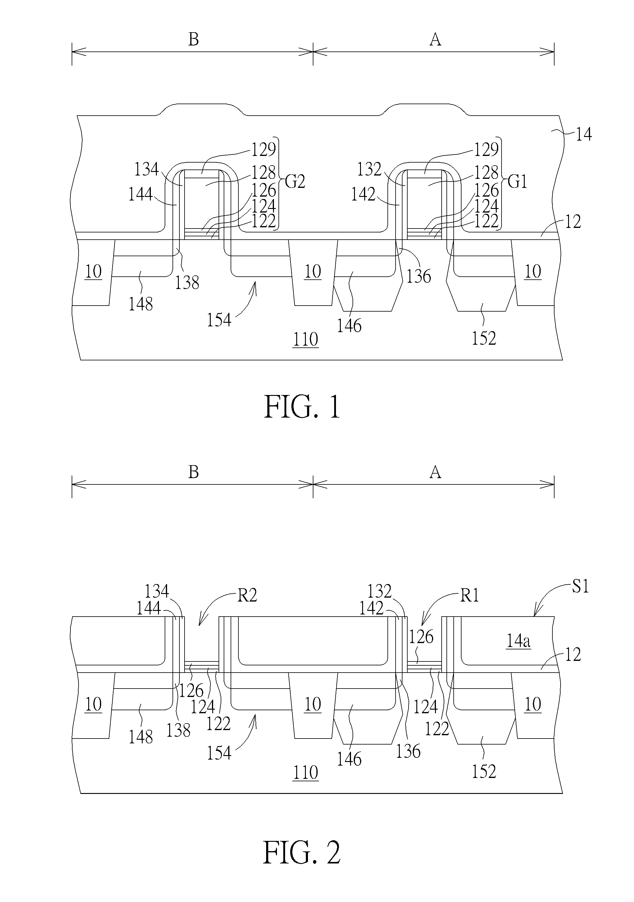 Semiconductor process for treating metal gate