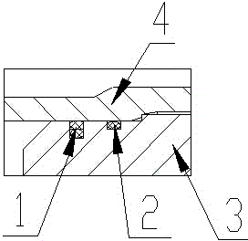 Cylinder bottom sealing structure