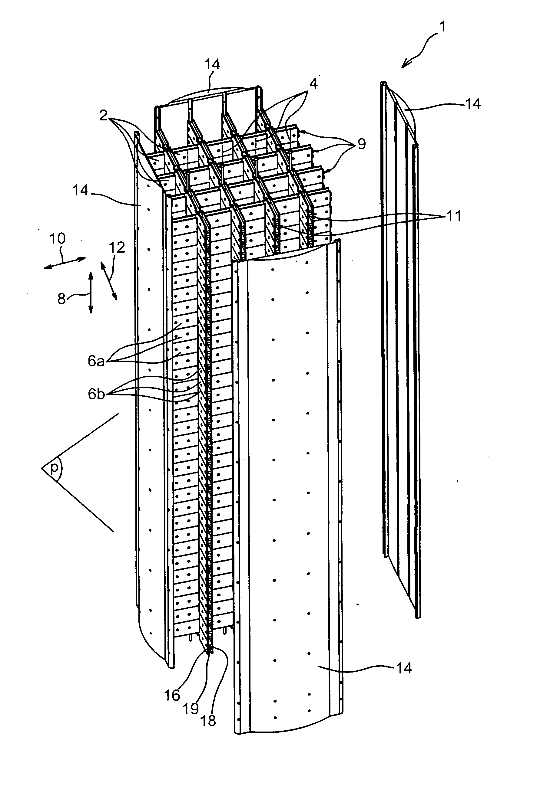Storage Device For Storing and Transporting Nuclear Fuel Assemblies