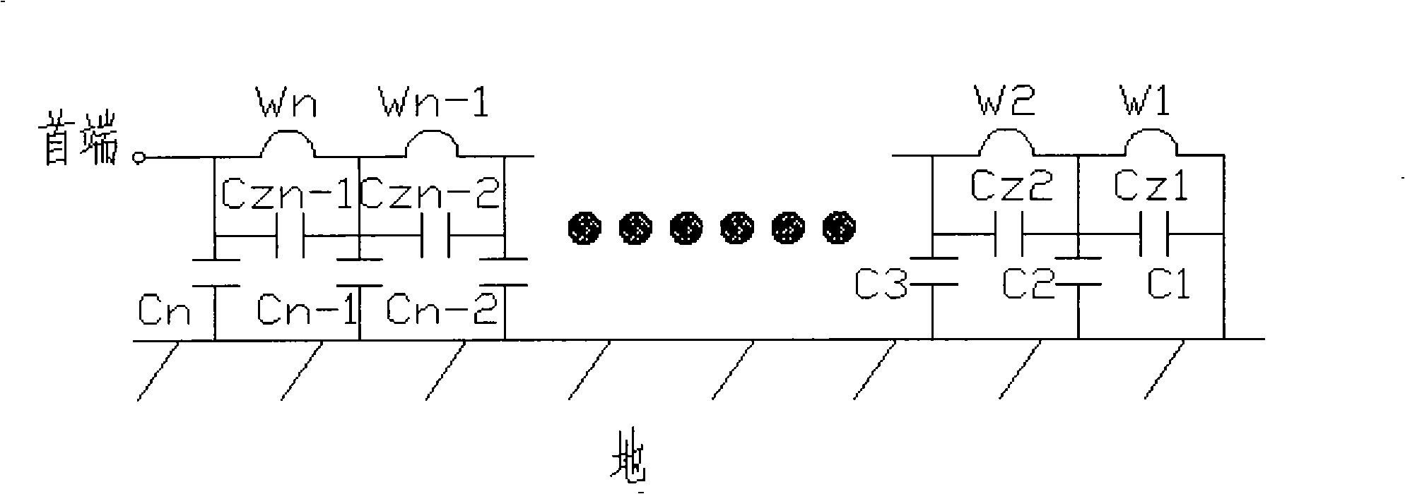 Capacitive electromagnetic potential transformer used in power system