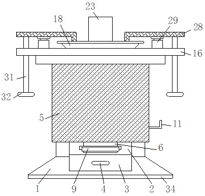 Tea processing integrated stir-frying device
