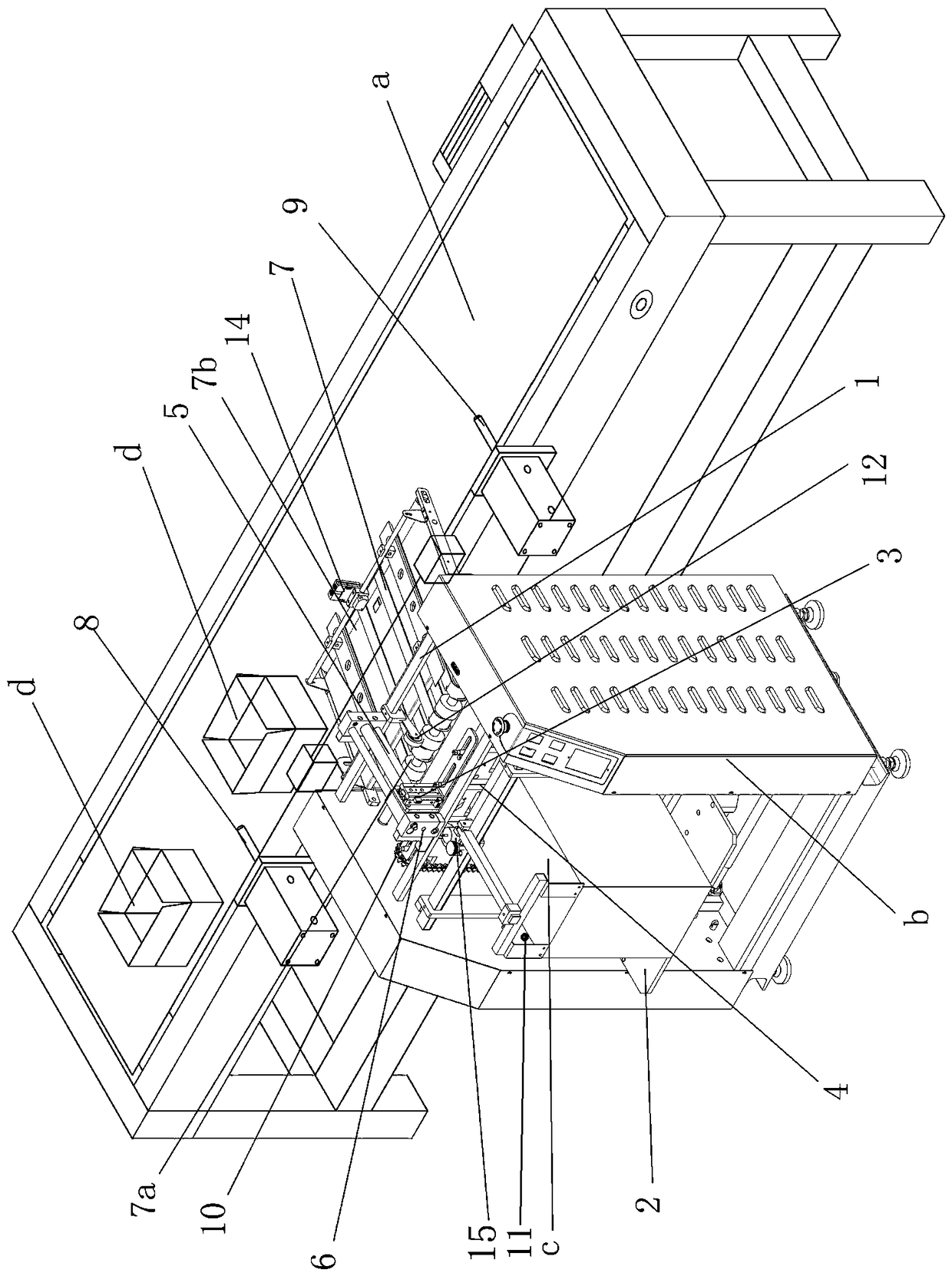 Mechanism capable of automatically feeding paper into paper box