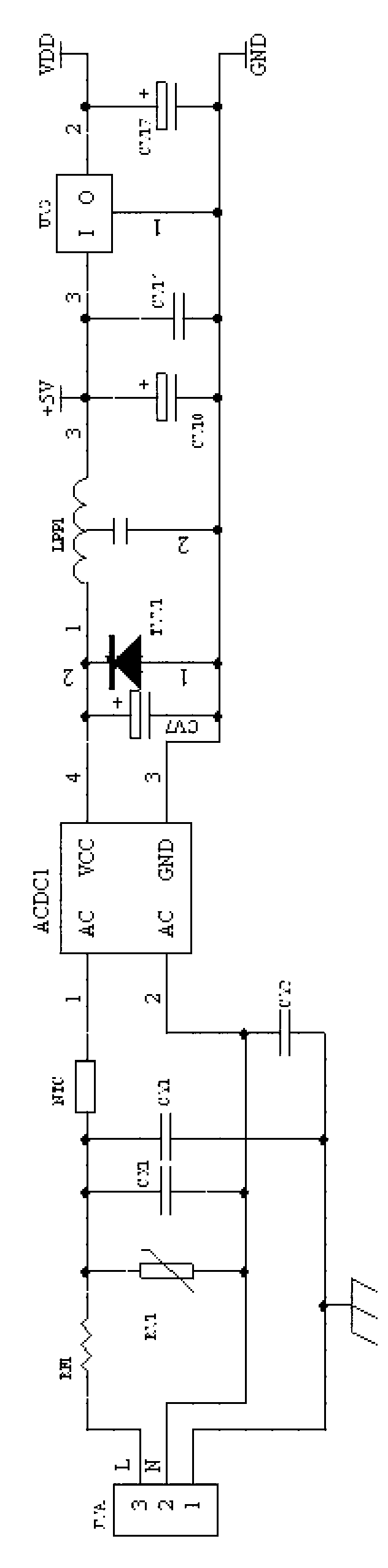 Arc fault detection device and detection method thereof