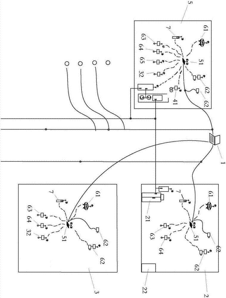 Energy-saving system for fire disaster rescue and daily use of elevator and system using method