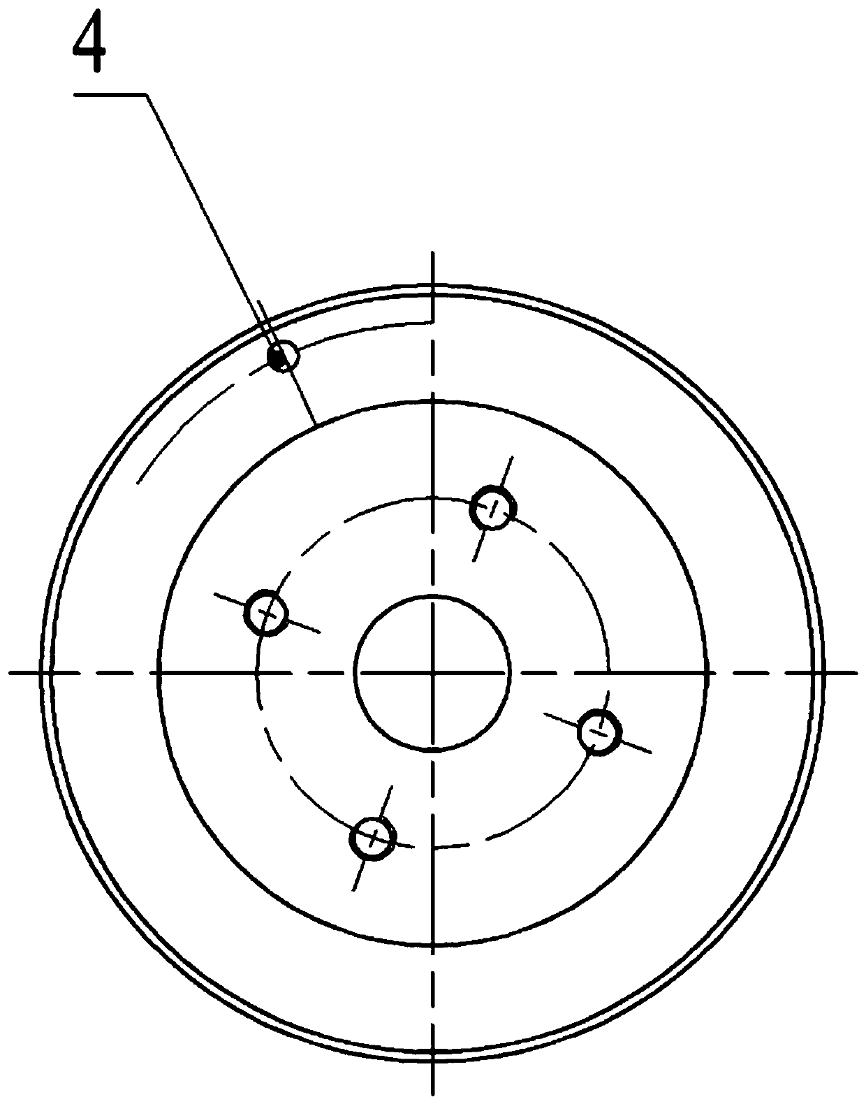 A high-speed planetary wheel bearing with high specific pressure and bidirectional rotation