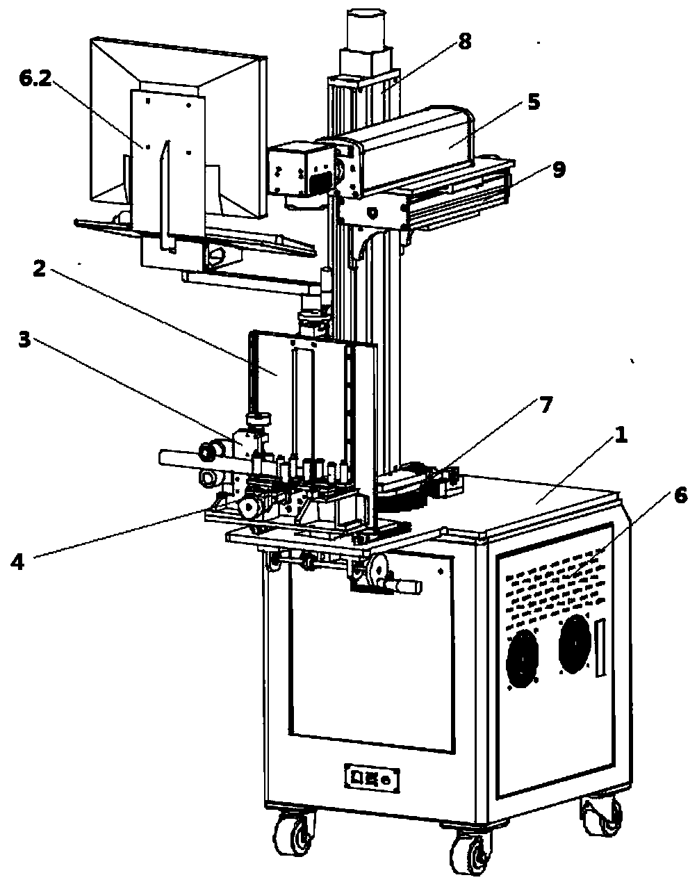 Assembly line flight marking equipment and marking method