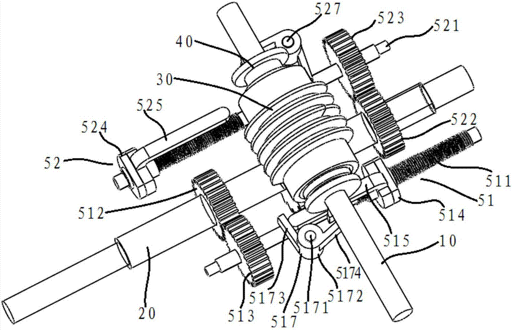 Mechanical limit device and mechanical limit method
