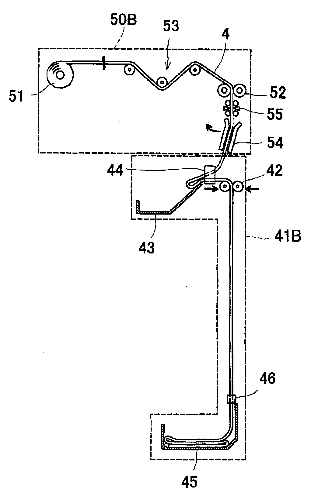 Device for producing and method for producing secondary battery
