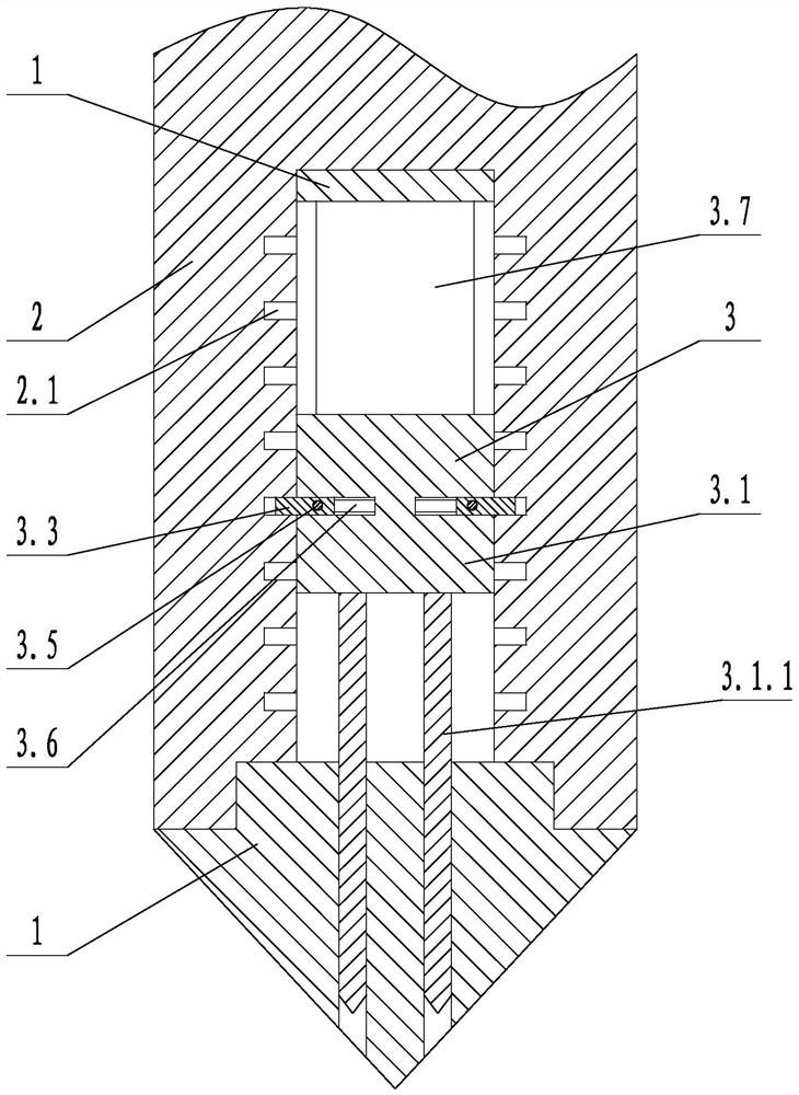 Drilling device for pile hole construction