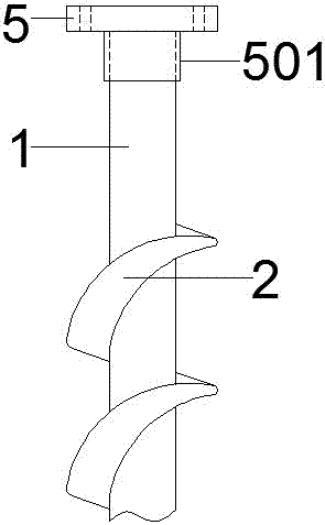 Punching device used for building and working method thereof