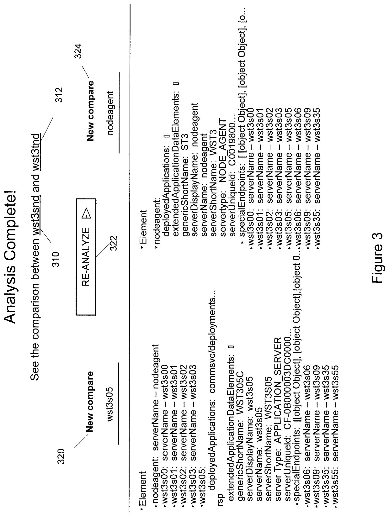 System and method for implementing a server configuration drift monitoring tool