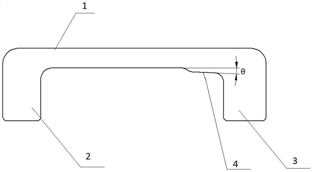 Hot-rolled C-shaped steel for forklift gantry