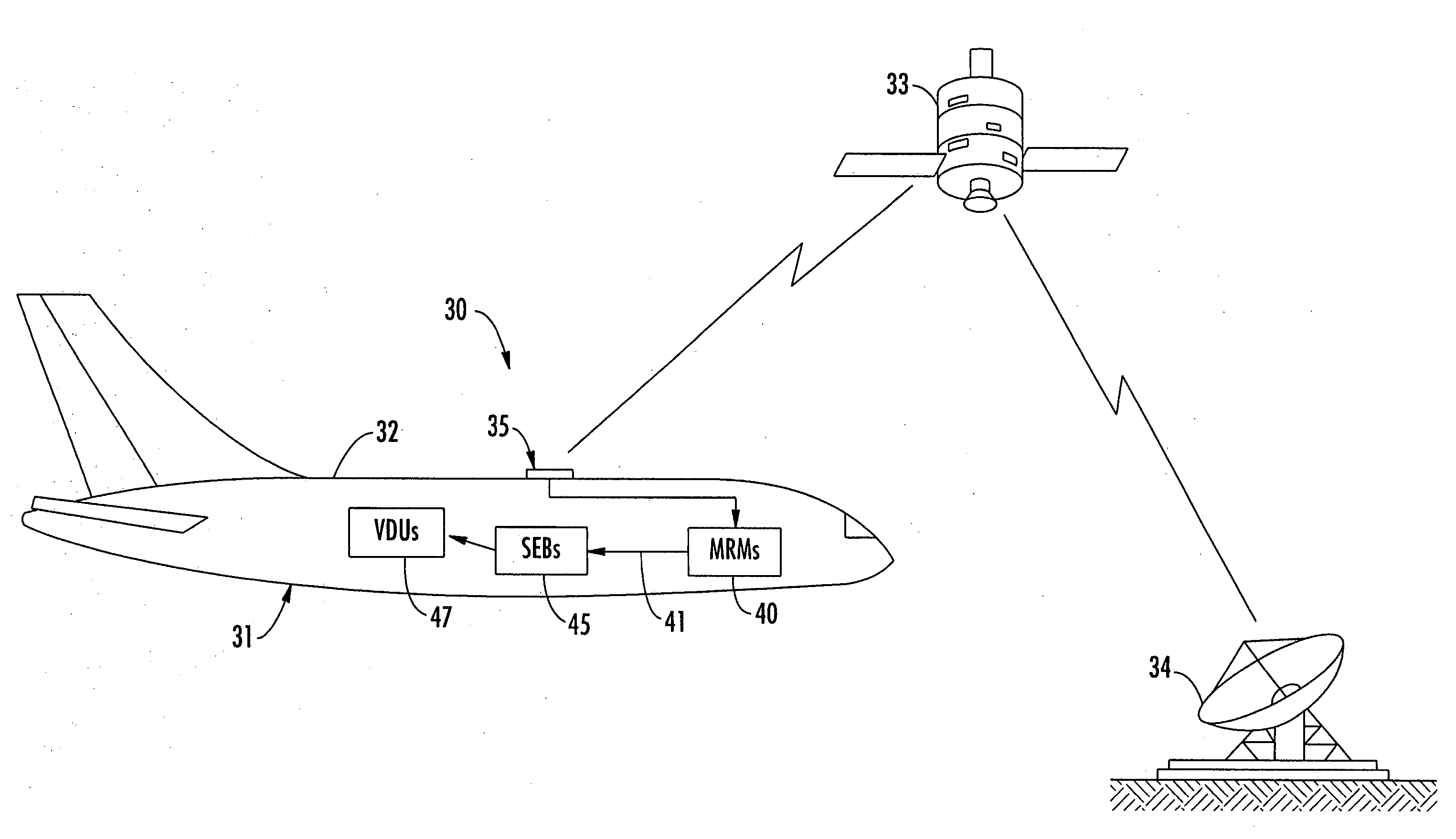 Aircraft in-flight entertainment system including digital radio service and associated methods