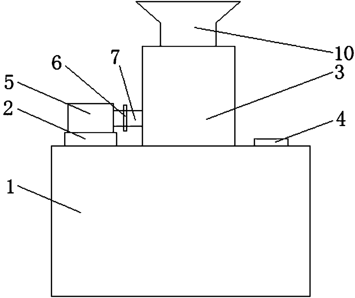 Paper box smashing device