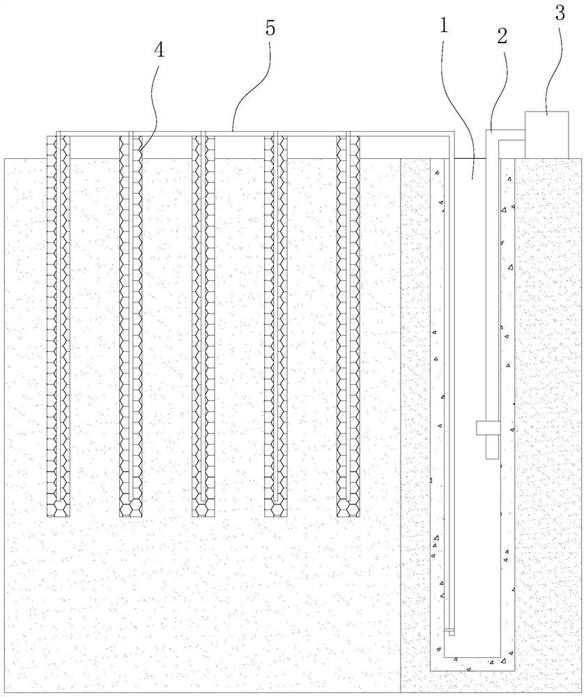 Soft soil foundation treatment system and soft soil foundation treatment method