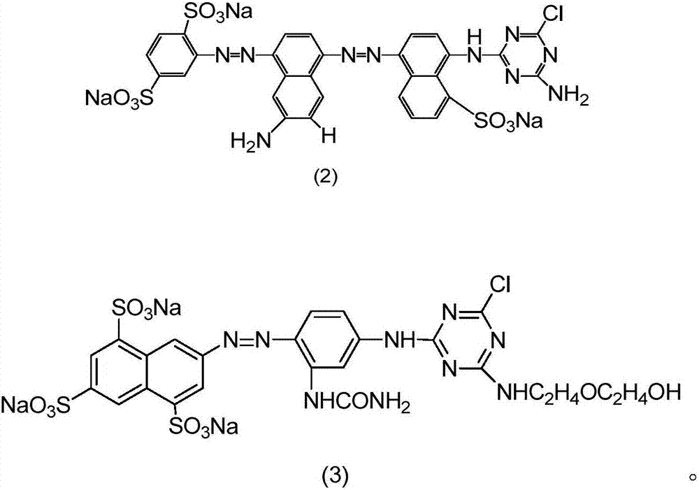 Black dye, dye composition, and application of dye