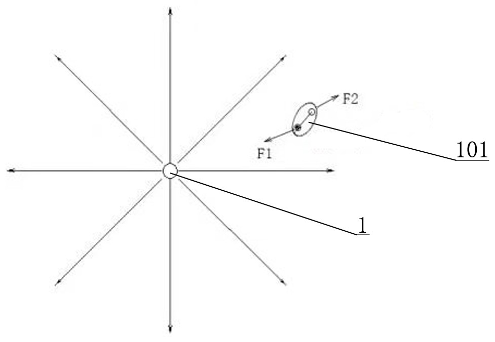 Electrostatic dust collector based on non-uniform electric field