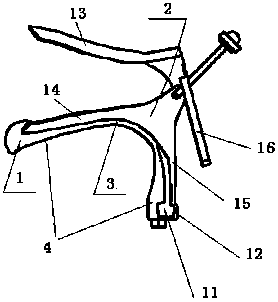 Combined body of speculum for hysteroscopic surgery and ultrasonic probe and application method thereof