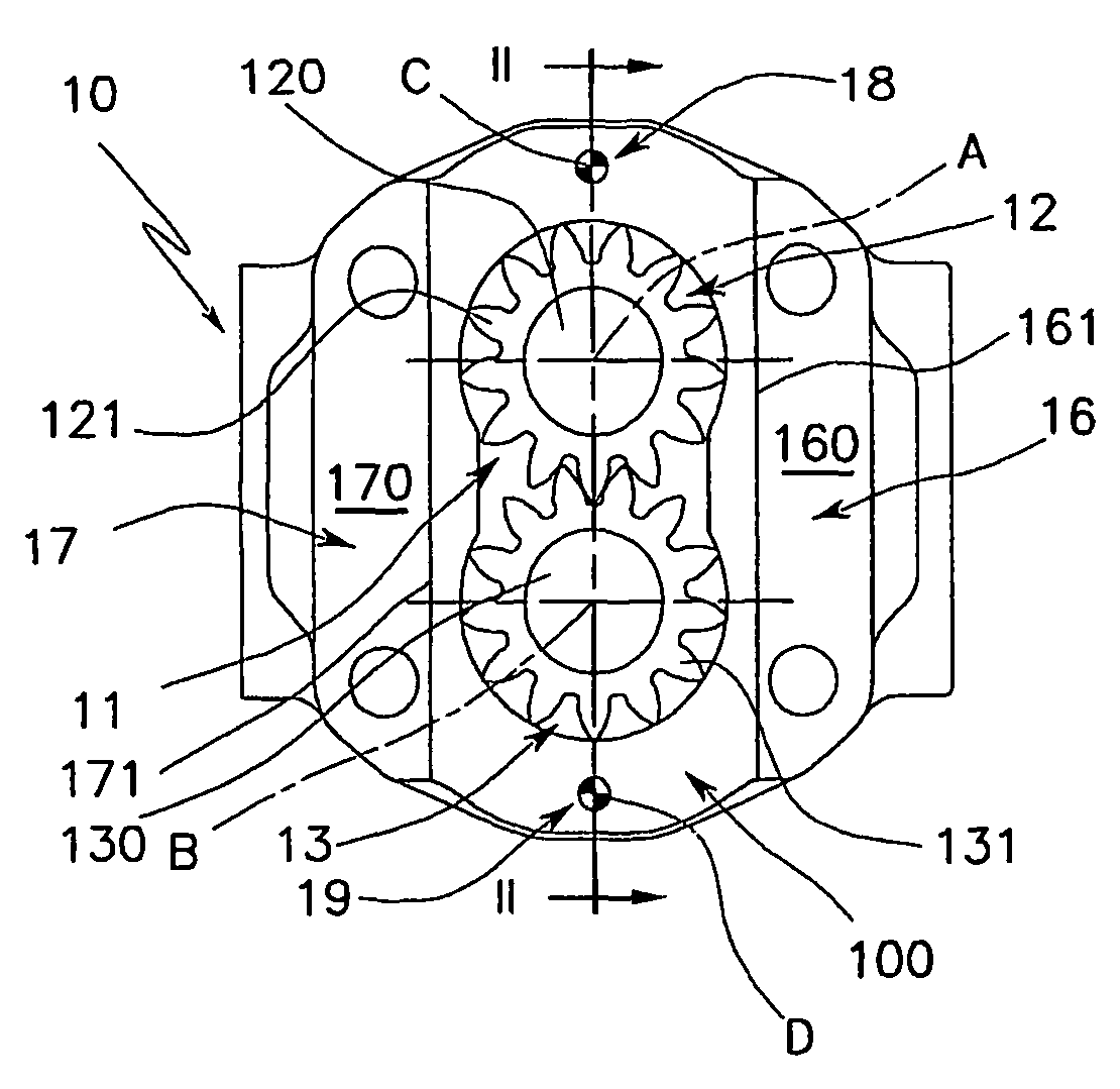 Geared hydraulic machine